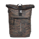 New Rebels New Rebels Mart New York Camouflage Grün 21L Rucksack Rolltop Wasserabweisend Laptop 15.6"
