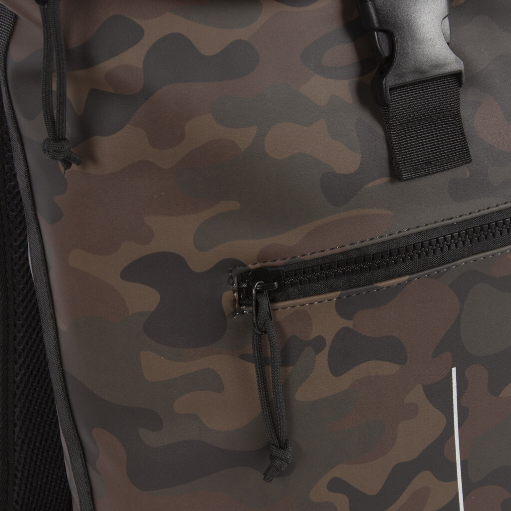 New Rebels New Rebels Mart New York Camouflage Grün 21L Rucksack Rolltop Wasserabweisend Laptop 15.6"