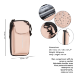 New Rebels New Rebels Mart Cincinnati Rosa Handytasche Wasserabweisend