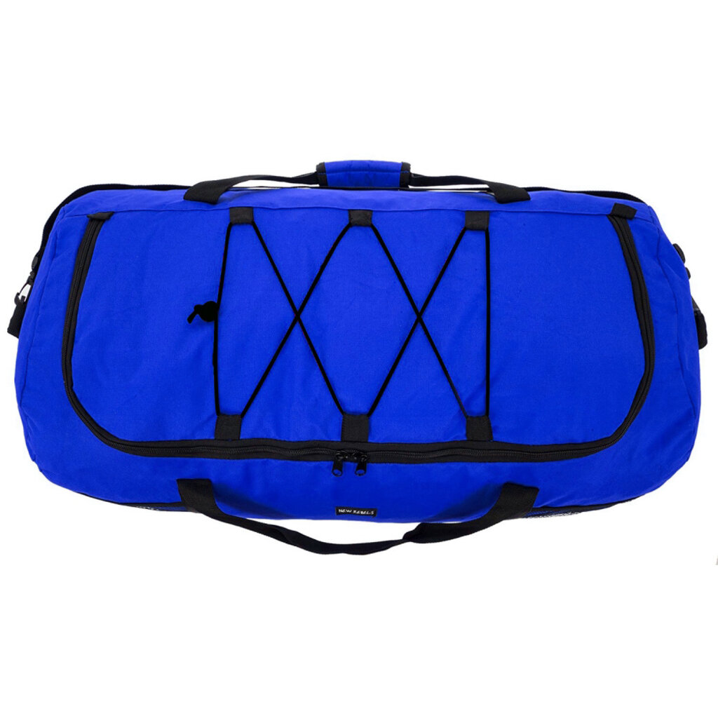New Rebels New Rebels Nevada Newark Navy 110L Rollable Trolley Weekend Bag Water Repellent