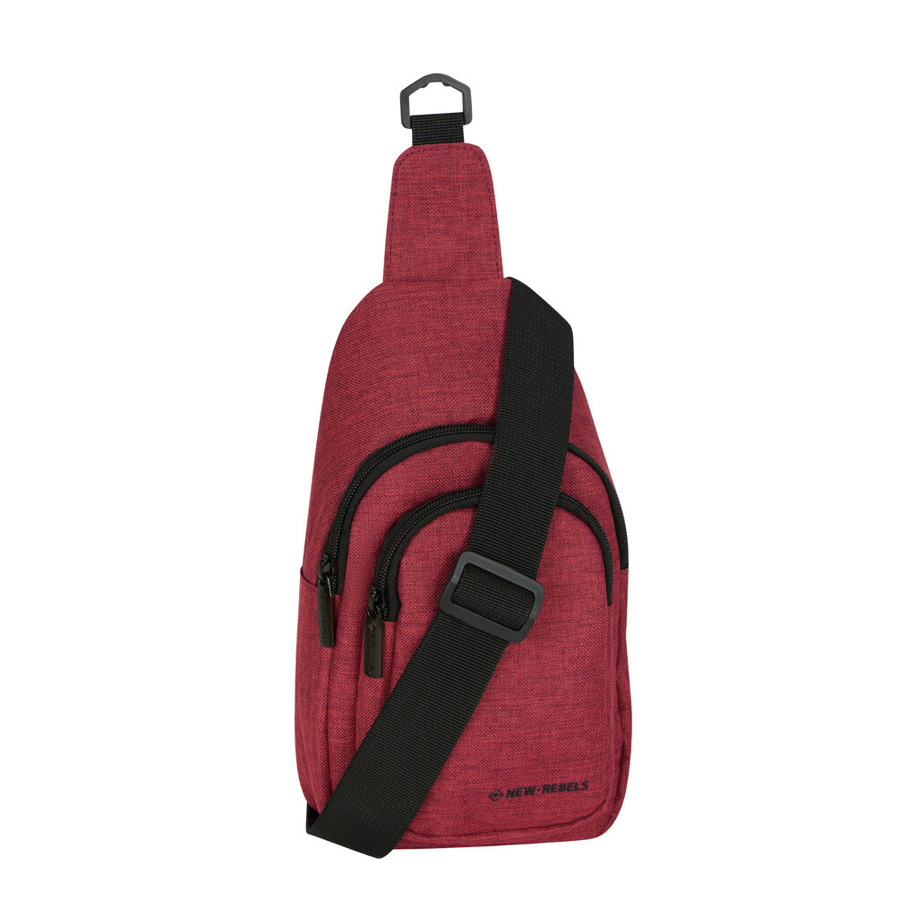 New Rebels Heaven Mankato Burgundy Crossbody Bag