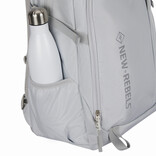 New Rebels New Rebels Vince Gilbert Light Grey 27L Backpack Water Repellent Laptop 15.6"