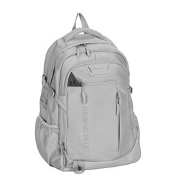 New Rebels New Rebels Vince Baldwin Light Grey 33L Backpack Water Repellent Laptop 15.6"