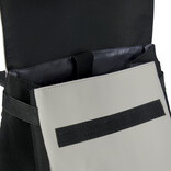 New Rebels New Rebels Ceres Dothan Black Light Gray 15L Backpack with Flap Water Repellent Laptop 15.6"