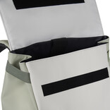 New Rebels New Rebels Ceres Dothan Lime Lichtgrijs 15L Rugtas met Flap Waterafstotend Laptop 15.6"