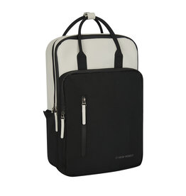 New Rebels New Rebels Ceres Milwaukee Schwarz 18L Rucksack Wasserabweisend Laptop 15.6"