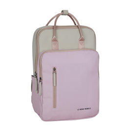 New Rebels New Rebels Ceres Milwaukee Roze 18L Rugzak Waterafstotend Laptop 15.6"