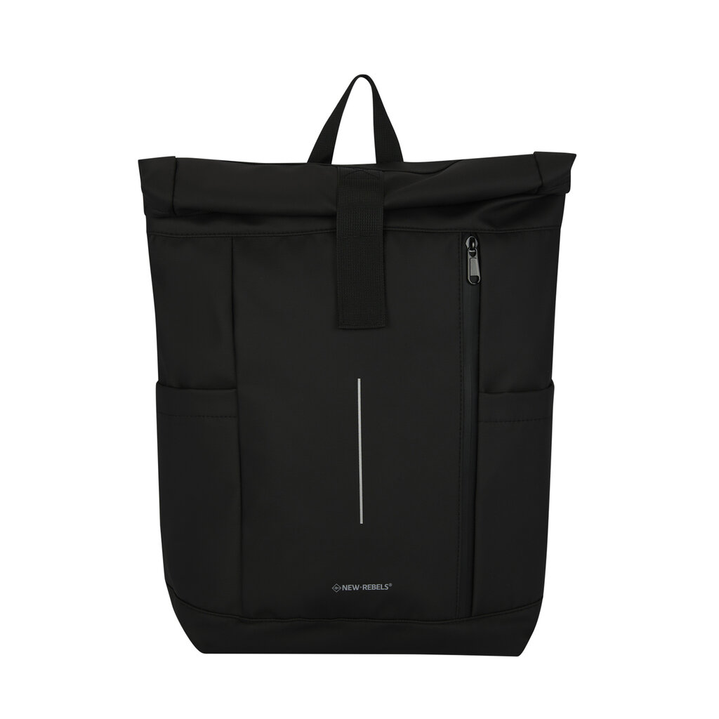 New Rebels New Rebels Taunton Arcadia Schwarz 18L Rolltop Rucksack Wasserabweisend Laptop 15.6"