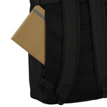 New Rebels New Rebels Taunton Arcadia Black 18L Rolltop Backpack Water Repellent Laptop 15.6"