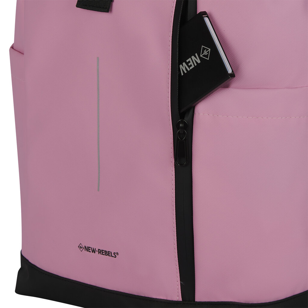 New Rebels New Rebels Taunton Arcadia Rosa 18L Rolltop Rucksack Wasserabweisend Laptop 15.6"