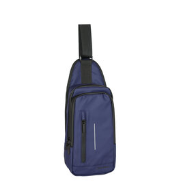 New Rebels New Rebels Taunton Fargo Navy Blauw 8L Crossbody Tas Waterafstotend