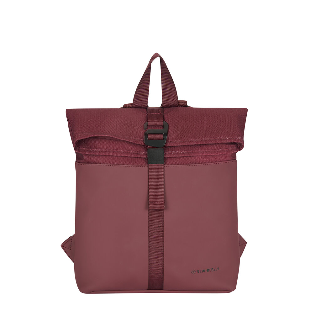New Rebels New Rebels Bruce Los Angeles Burgundy 7L Rolltop Rucksack Wasserabweisend