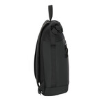 New Rebels New Rebels Bruce New York Schwarz 21L Rolltop Rucksack Wasserabweisend Laptop 15.6"