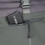 New Rebels New Rebels Bruce New York Antraciet 21L Rolltop Rugzak Waterafstotend Laptop 15.6"