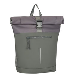 New Rebels New Rebels Bruce New York Anthrazit 21L Rolltop Rucksack Wasserabweisend Laptop 15.6"