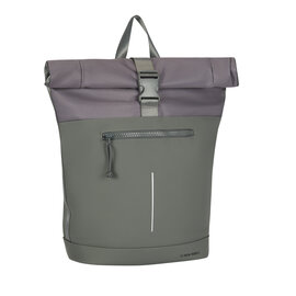 New Rebels Bruce New York Anthrazit 21L Rolltop Rucksack Wasserabweisend Laptop 15.6"