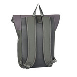 New Rebels New Rebels Bruce New York Anthrazit 21L Rolltop Rucksack Wasserabweisend Laptop 15.6"