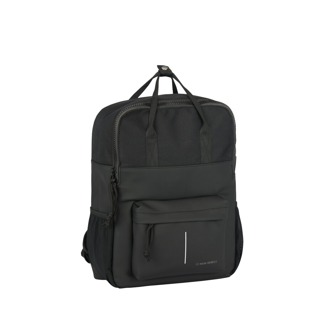 New Rebels New Rebels Bruce Chicago Schwarz 17L Rucksack Wasserabweisend Laptop 14"