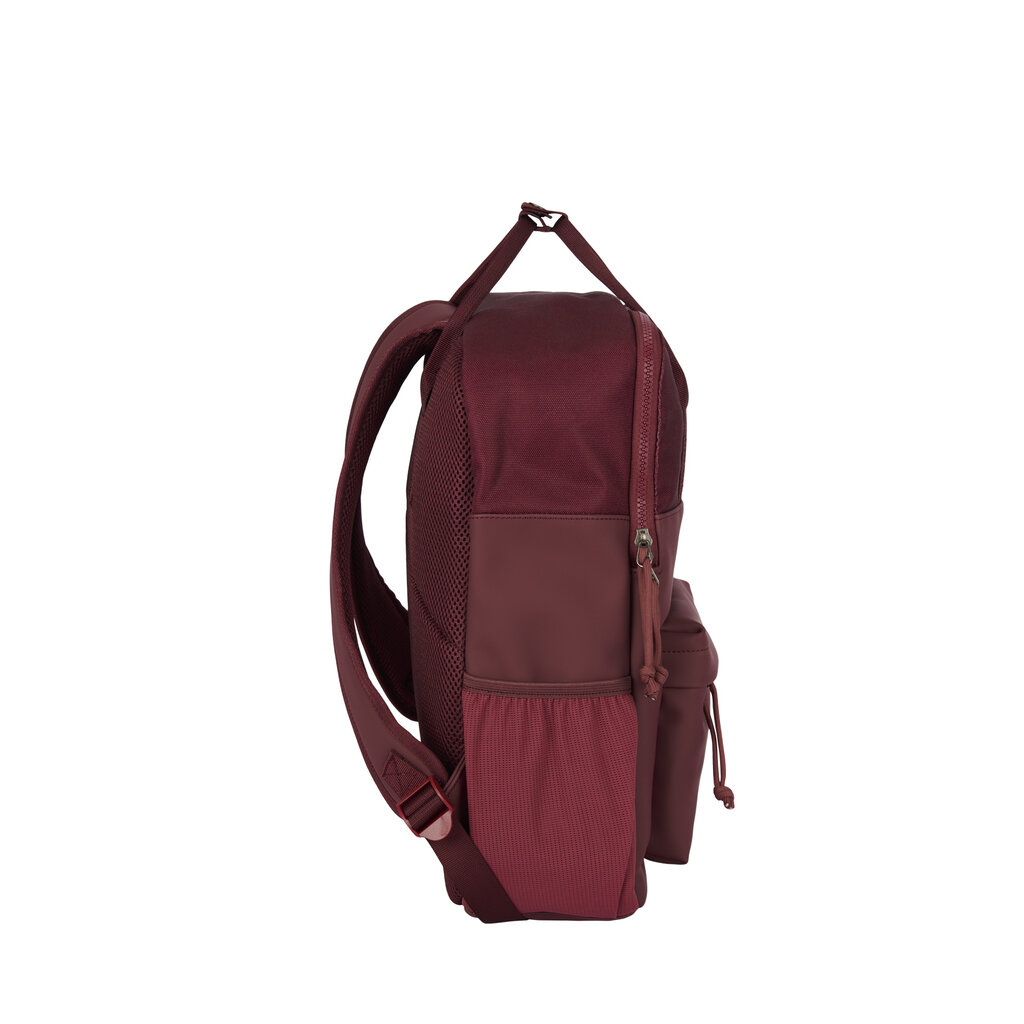 New Rebels New Rebels Bruce Chicago Burgundy 17L Backpack Water Repellent Laptop 14"