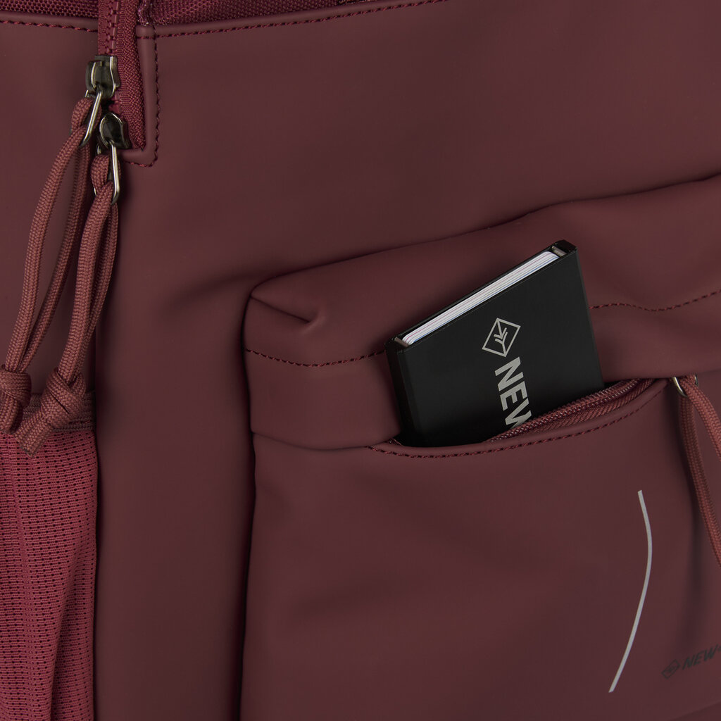 New Rebels New Rebels Bruce Chicago Burgundy 17L Rugzak Waterafstotend Laptop 14"