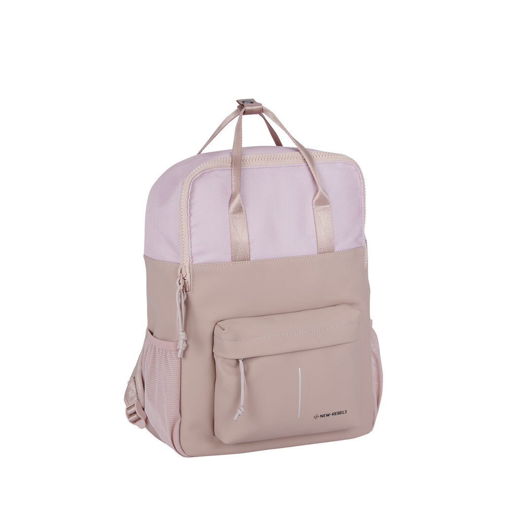 New Rebels New Rebels Bruce Chicago Old Pink 17L Backpack Water Repellent Laptop 14"