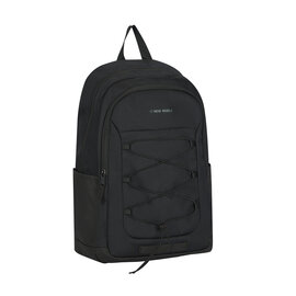 New Rebels Barto Waltham Schwarz 25L Rucksack Wasserabweisend Laptop 15.6"