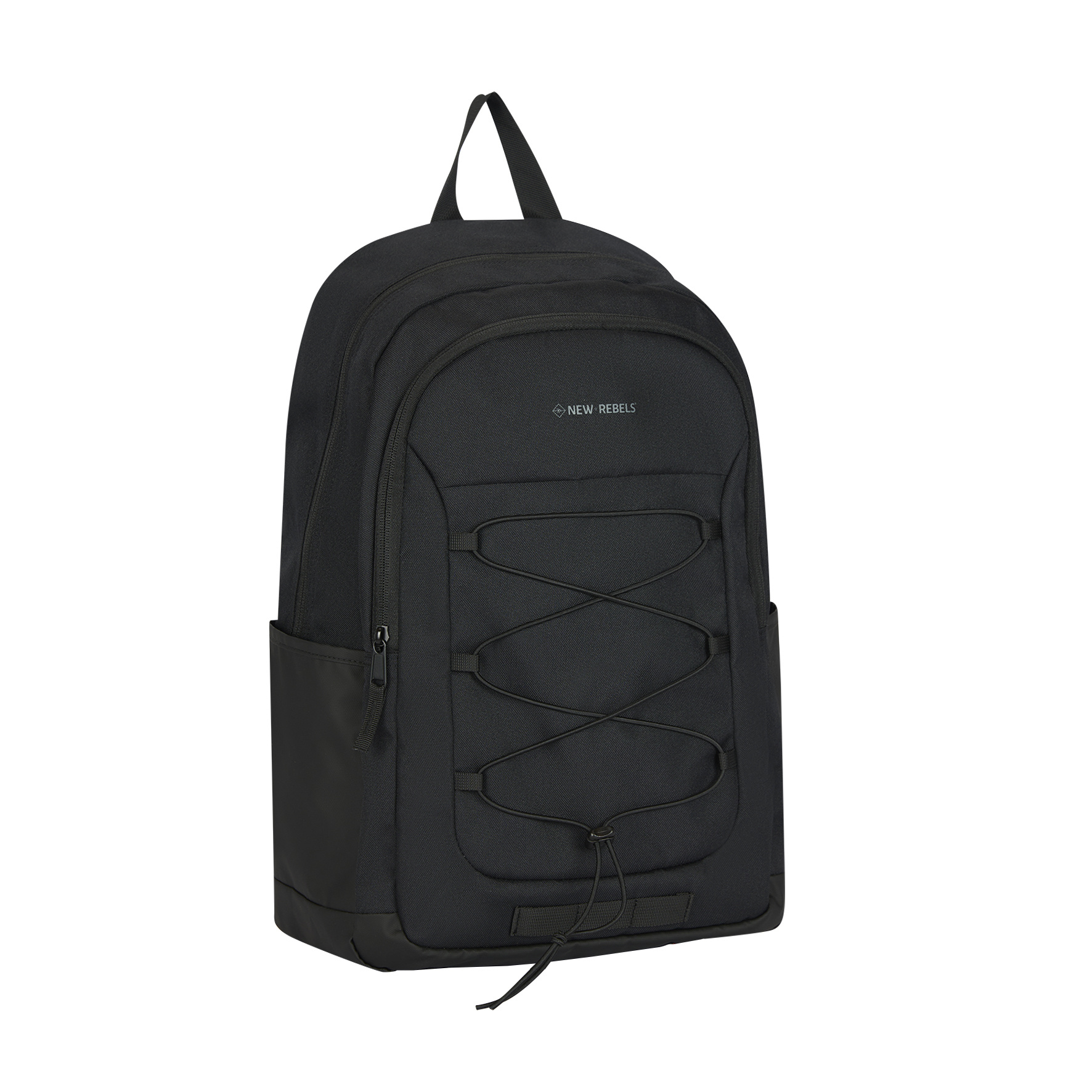 New Rebels Barto Waltham Zwart 25L Rugzak Waterafstotend Laptop 15.6"