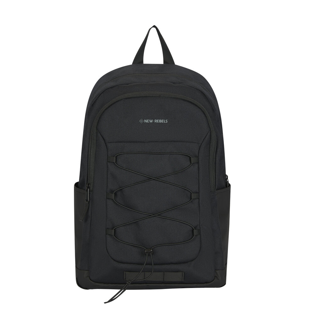 New Rebels New Rebels Barto Waltham Schwarz 25L Rucksack Wasserabweisend Laptop 15.6"