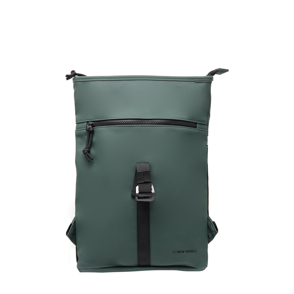 New Rebels New Rebels Mart Los Angeles Donkergroen 7L Rolltop Rugzak Waterafstotend