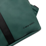 New Rebels New Rebels Mart Los Angeles Donkergroen 7L Rolltop Rugzak Waterafstotend