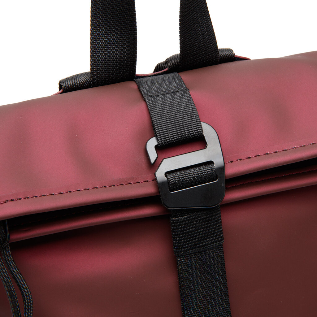 New Rebels ® Mart Rolltop - Mini Rugtas  - Waterafstotend tas  - Small II -  Rugzak - Metallic Burgundy