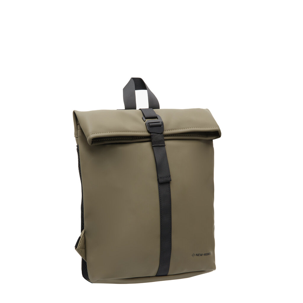 New Rebels New Rebels Mart Los Angeles Olive Green 7L Rolltop Backpack Water Repellent