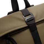 New Rebels New Rebels Mart Los Angeles Olive Green 7L Rolltop Backpack Water Repellent