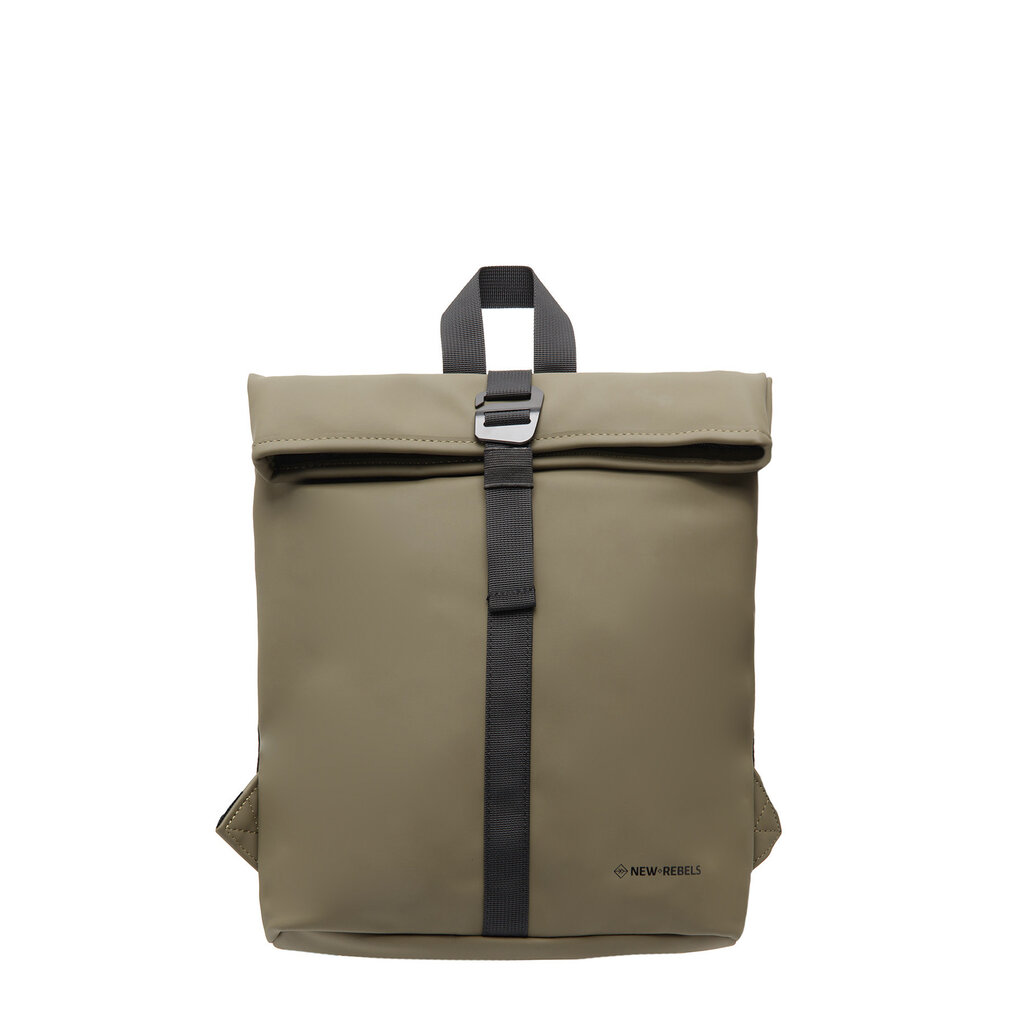 New Rebels New Rebels Mart Los Angeles Olive Green 7L Rolltop Backpack Water Repellent