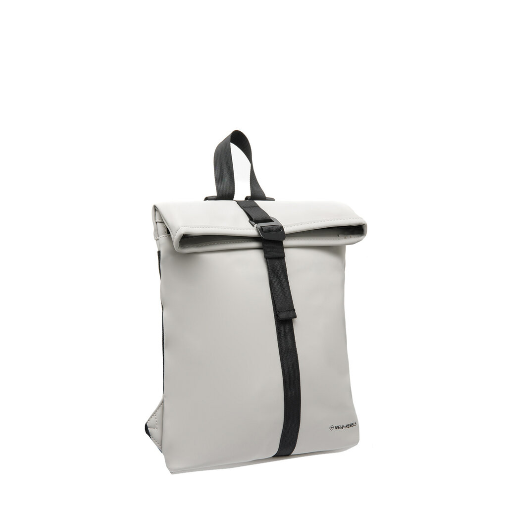 New Rebels New Rebels Mart Los Angeles Light Gray 7L Rolltop Backpack Water Repellent