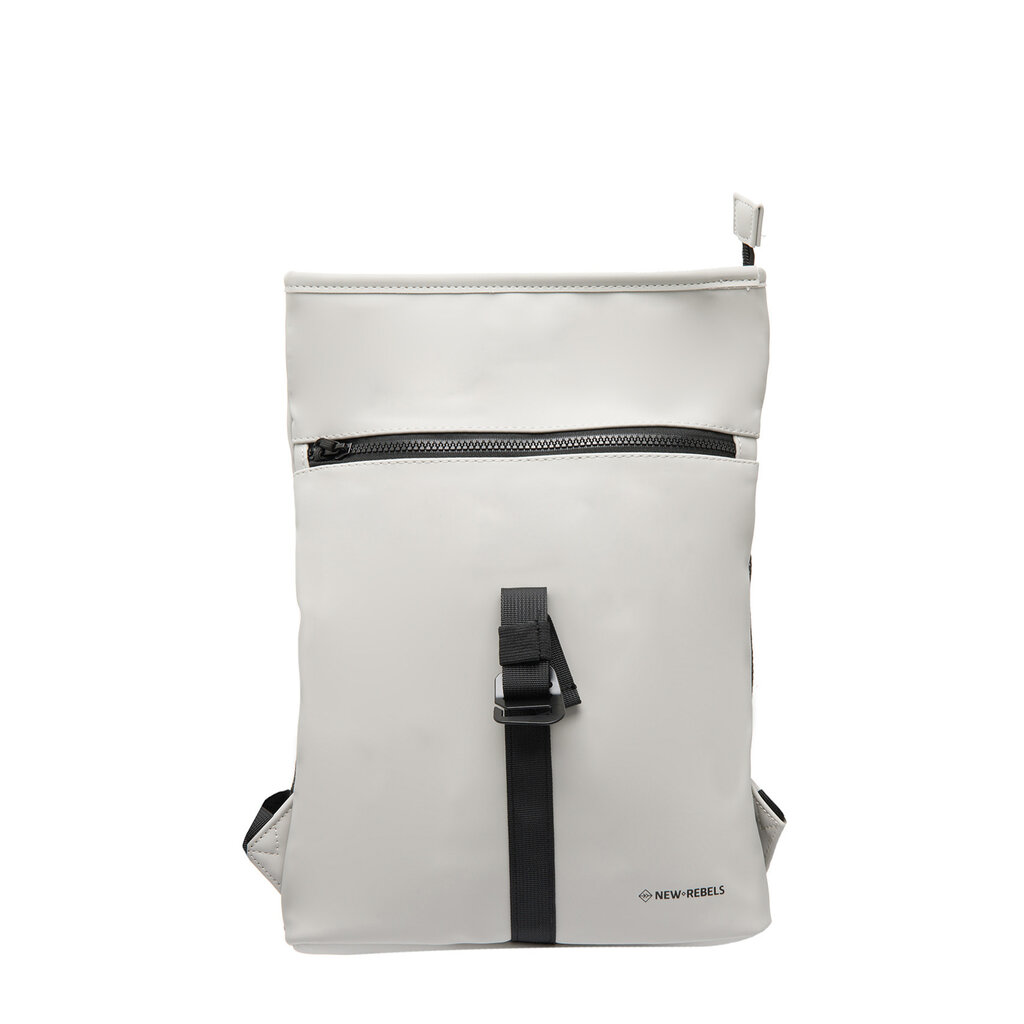 New Rebels New Rebels Mart Los Angeles Light Gray 7L Rolltop Backpack Water Repellent