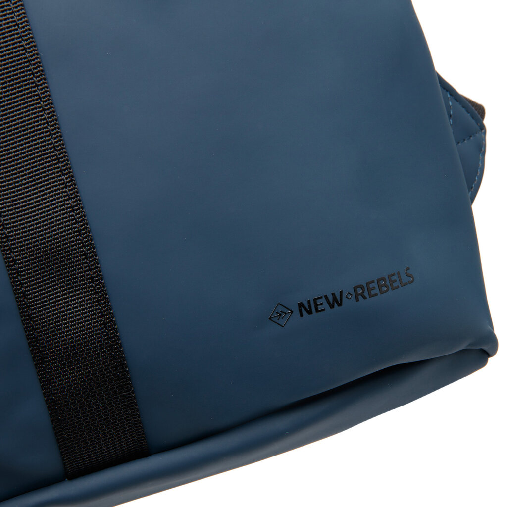 New Rebels New Rebels Mart Los Angeles Navy 7L Rolltop Backpack Water Repellent