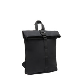 Mart Los Angeles Black 7L Rolltop Backpack Water Repellent