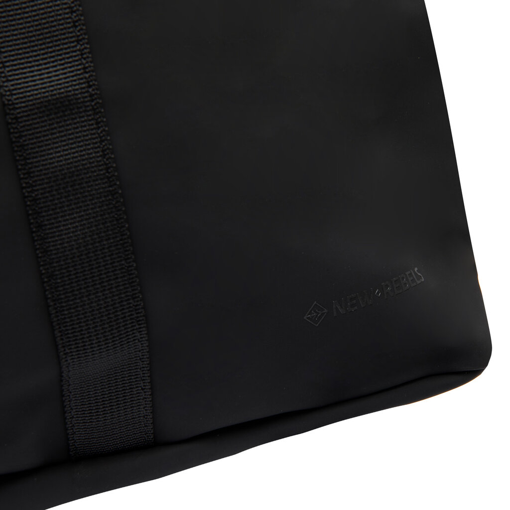 New Rebels New Rebels Mart Los Angeles Schwarz 7L Rolltop Rucksack Wasserabweisend
