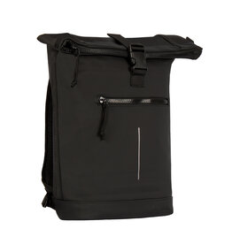 New Rebels New Rebels Mart New York Schwarz 21L Rucksack Rolltop Wasserabweisend Laptop 15.6"