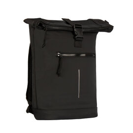Mart New York Black 21L Backpack Rolltop Water Repellent Laptop 15.6"