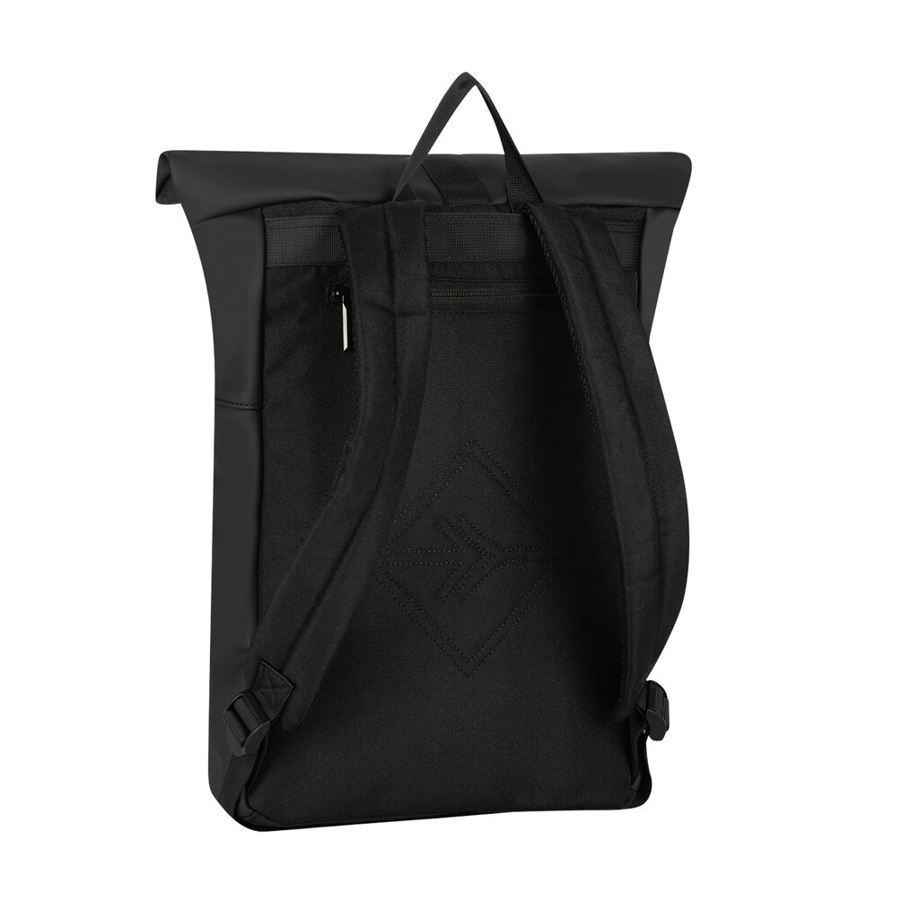 New Rebels New Rebels Omar Montgomery Zwart 15L Rolltop Rugzak Waterafstotend Laptop 15.6"