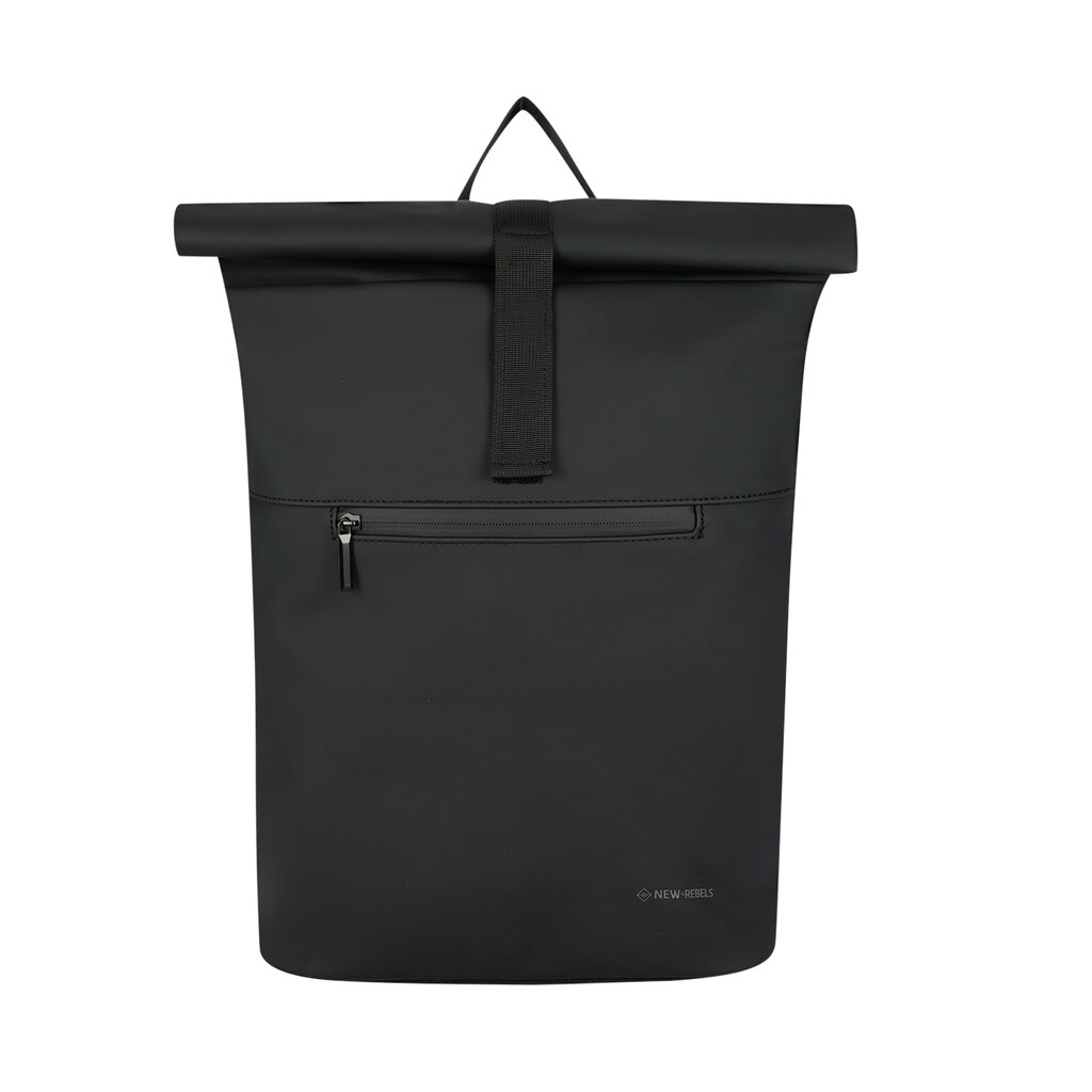 New Rebels New Rebels Omar Montgomery Schwarz 15L Rolltop Rucksack Wasserabweisend Laptop 15.6"