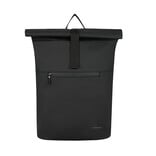 New Rebels New Rebels Omar Montgomery Zwart 15L Rolltop Rugzak Waterafstotend Laptop 15.6"