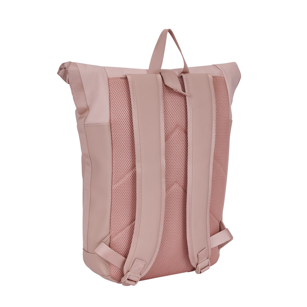 New Rebels New Rebels Bruce New York Oudroze 21L Rolltop Rugzak Waterafstotend Laptop 15.6"