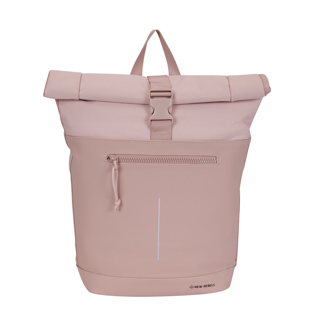 New Rebels New Rebels Bruce New York Old Pink 21L Rolltop Backpack Water Repellent 15.6"