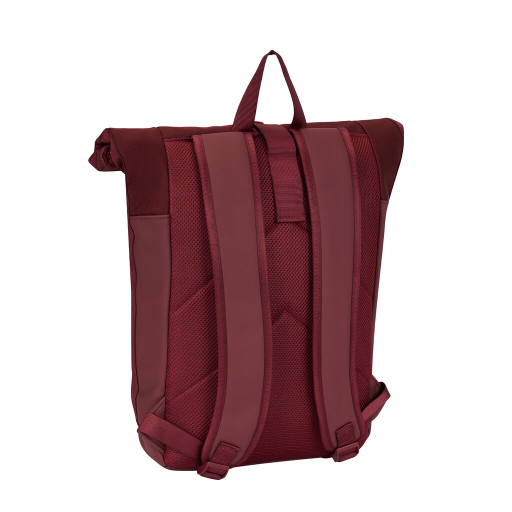 New Rebels New Rebels Bruce New York Burgundy 21L Rolltop Rugzak Waterafstotend Laptop 15.6"