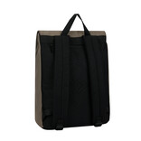 New Rebels New Rebels Omar Lincoln Taupe 17L Backpack with Flap Water Repellent Laptop 15.6"