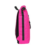 New Rebels Mart New York Neon Rosa 19L Rucksack Rolltop Wasserabweisend Laptop 15.6