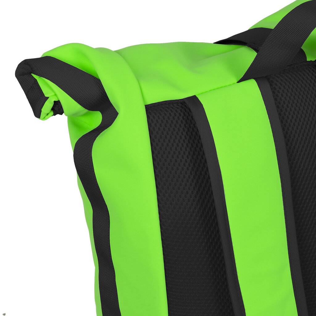 New Rebels Mart New York Neon Groen 19L Rugtas Rolltop Waterafstotend Laptop 15.6